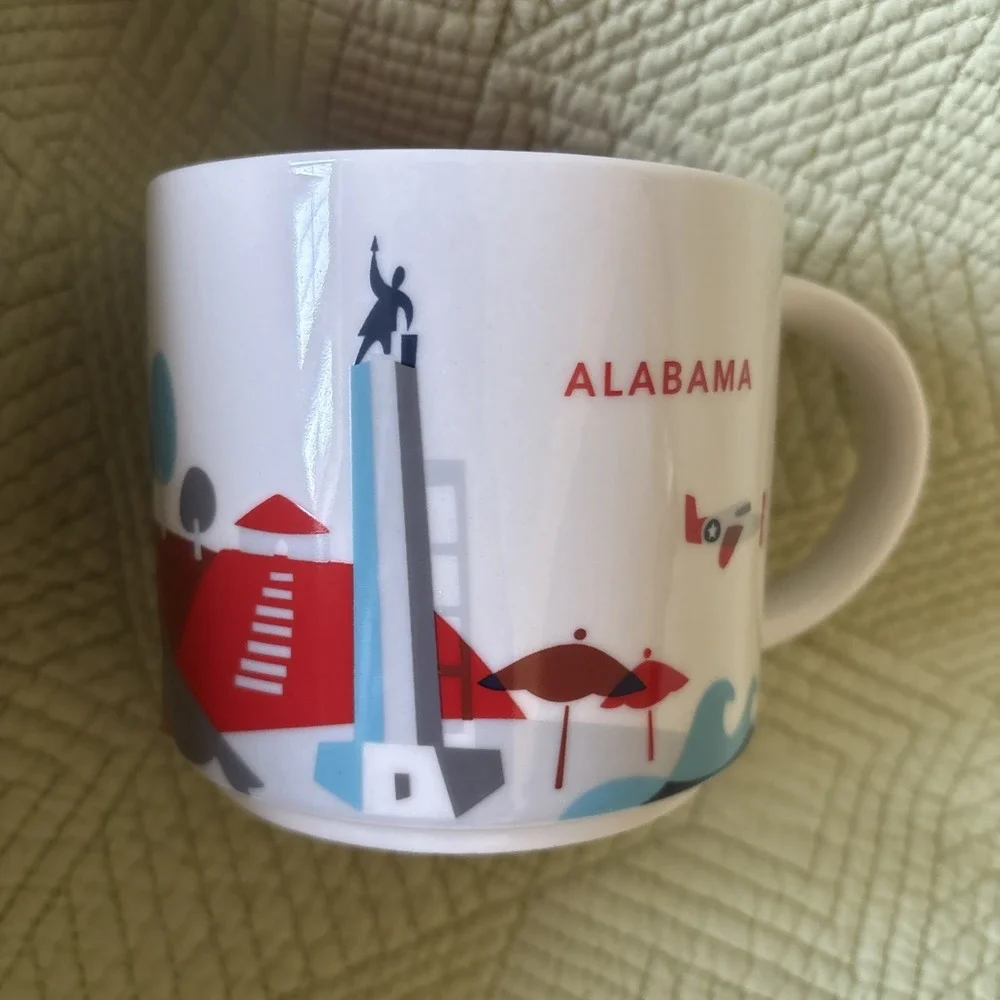 Starbucks Alabama You Are Here Collection 14 oz City Mug Space